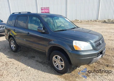 2003 Honda Pilot Ex-L из США, поврежденный, VIN 2HKYF18523H610187